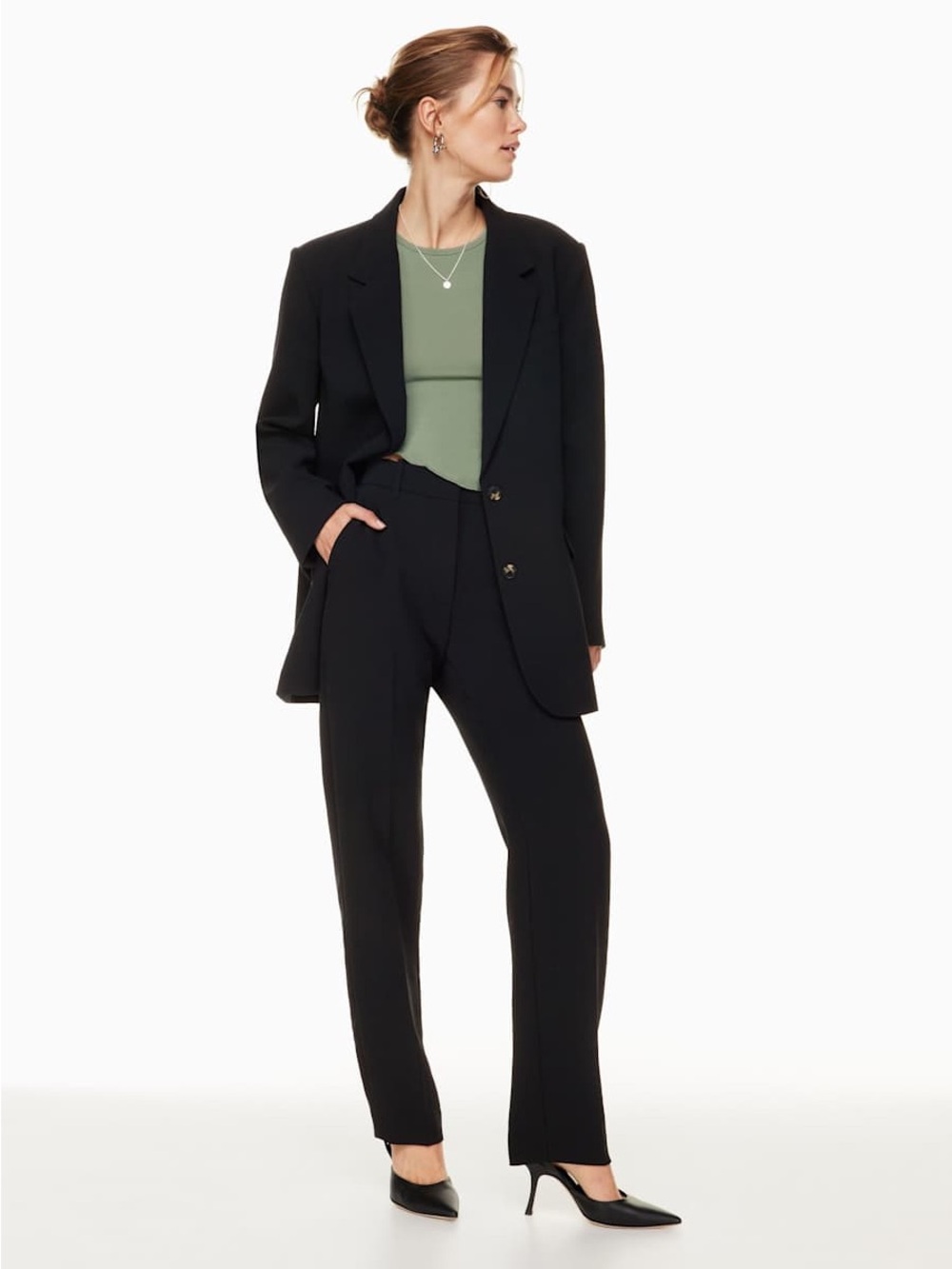 Aritzia Wilfred Chopin High-Waist Trousers
